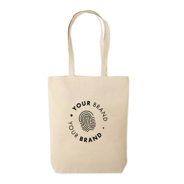 Branded canvas tote bag