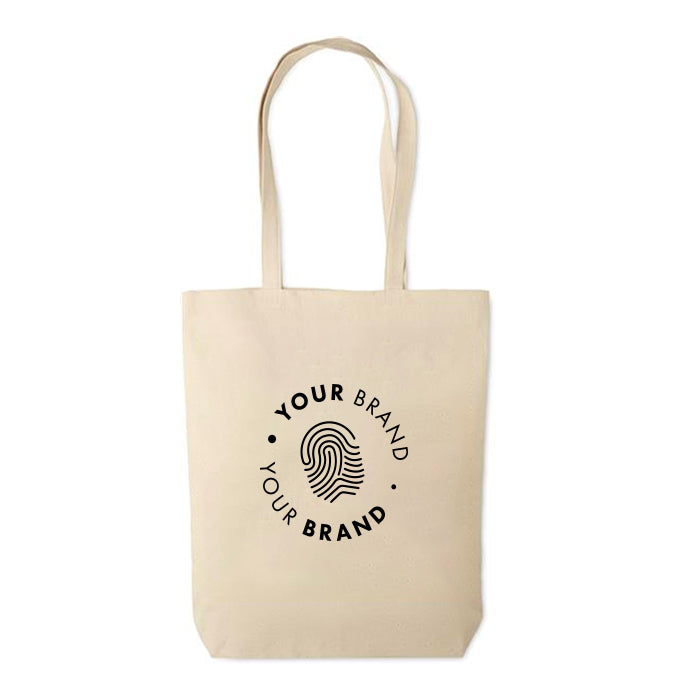 Branded canvas tote bag