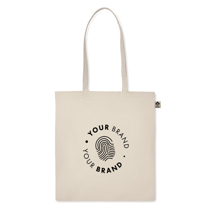 Branded canvas tote bag