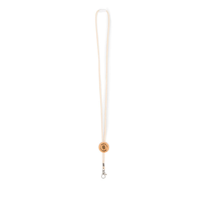 Branded lanyard with clip