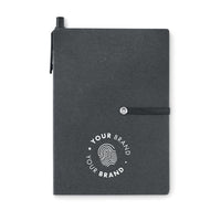A5 Recycled Carton Notebook with Sticky Notes - R9213