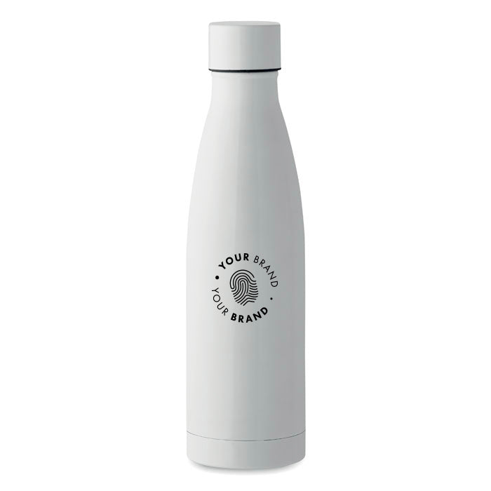 White branded insulated water bottle