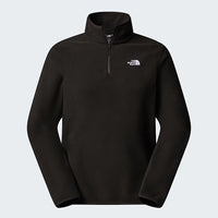 Black pullover with a brand logo on a white background