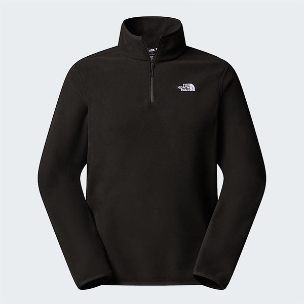 Black pullover with a brand logo on a white background