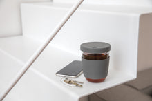 Load image into Gallery viewer, Glass Coffee Cup with Sleeve
