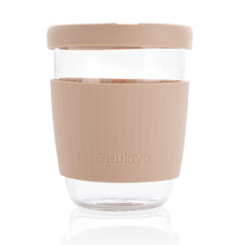 Load image into Gallery viewer, Glass Coffee Cup with Sleeve
