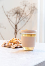 Load image into Gallery viewer, Glass Coffee Cup with Sleeve
