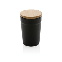 Load image into Gallery viewer, Recycled Mug with Bamboo Lid
