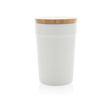 Load image into Gallery viewer, Recycled Mug with Bamboo Lid
