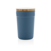 Load image into Gallery viewer, Recycled Mug with Bamboo Lid
