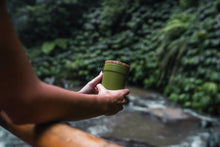 Load image into Gallery viewer, Recycled Mug with Bamboo Lid
