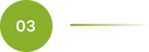 Green circle with the number 03 on a white background