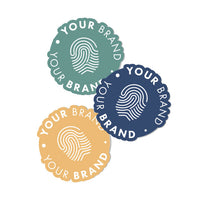 Branded die cut stickers