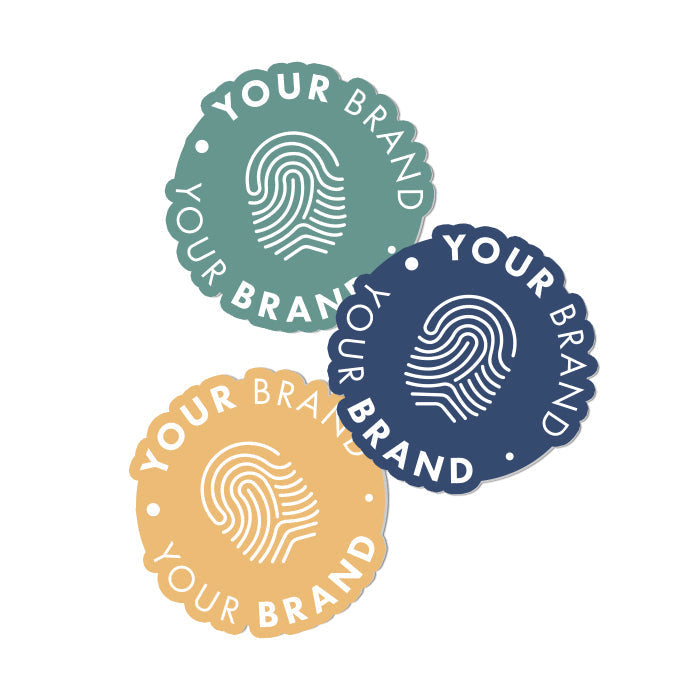 Branded die cut stickers