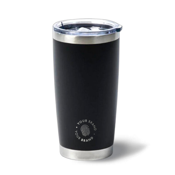 Custom branded Ecoset tumbler colour variant with company logo – Roody sustainable drinkware Ireland