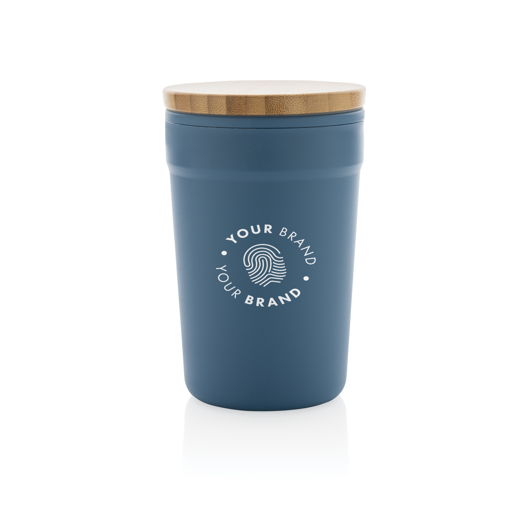 Recycled Mug with Bamboo Lid