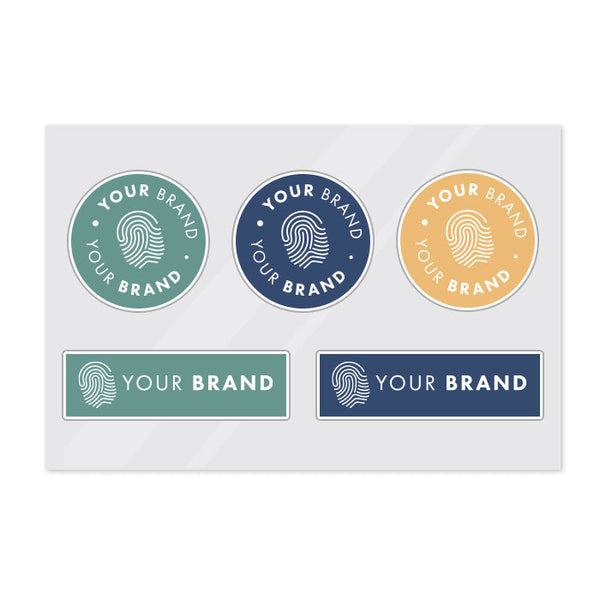 Branded sticker sheets
