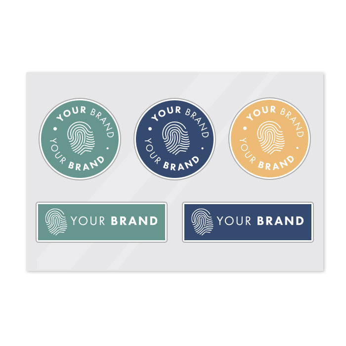 Branded sticker sheets
