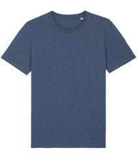 Dark heather blue t-shirt product photo