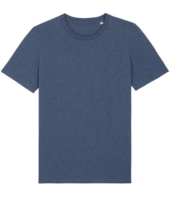 Dark heather blue t-shirt product photo