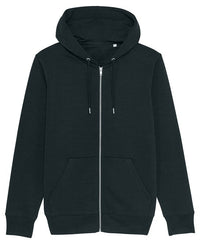 Black softshell jacket product photo