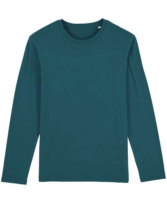 Teal long sleeve t-shirt product photo